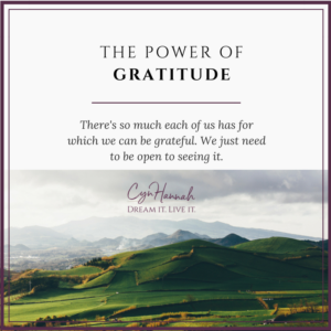 The power of gratitude | Cyn Hannah